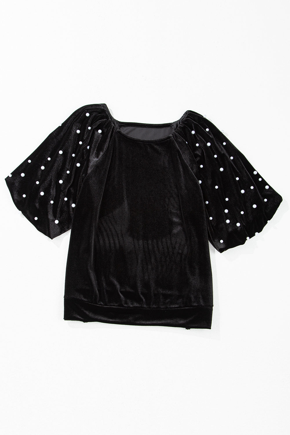 Midnight Pearl Velvet Top