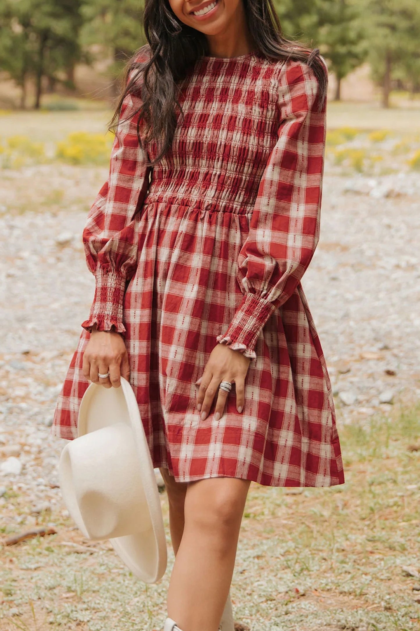 Autumn Meadow Smocked Dress