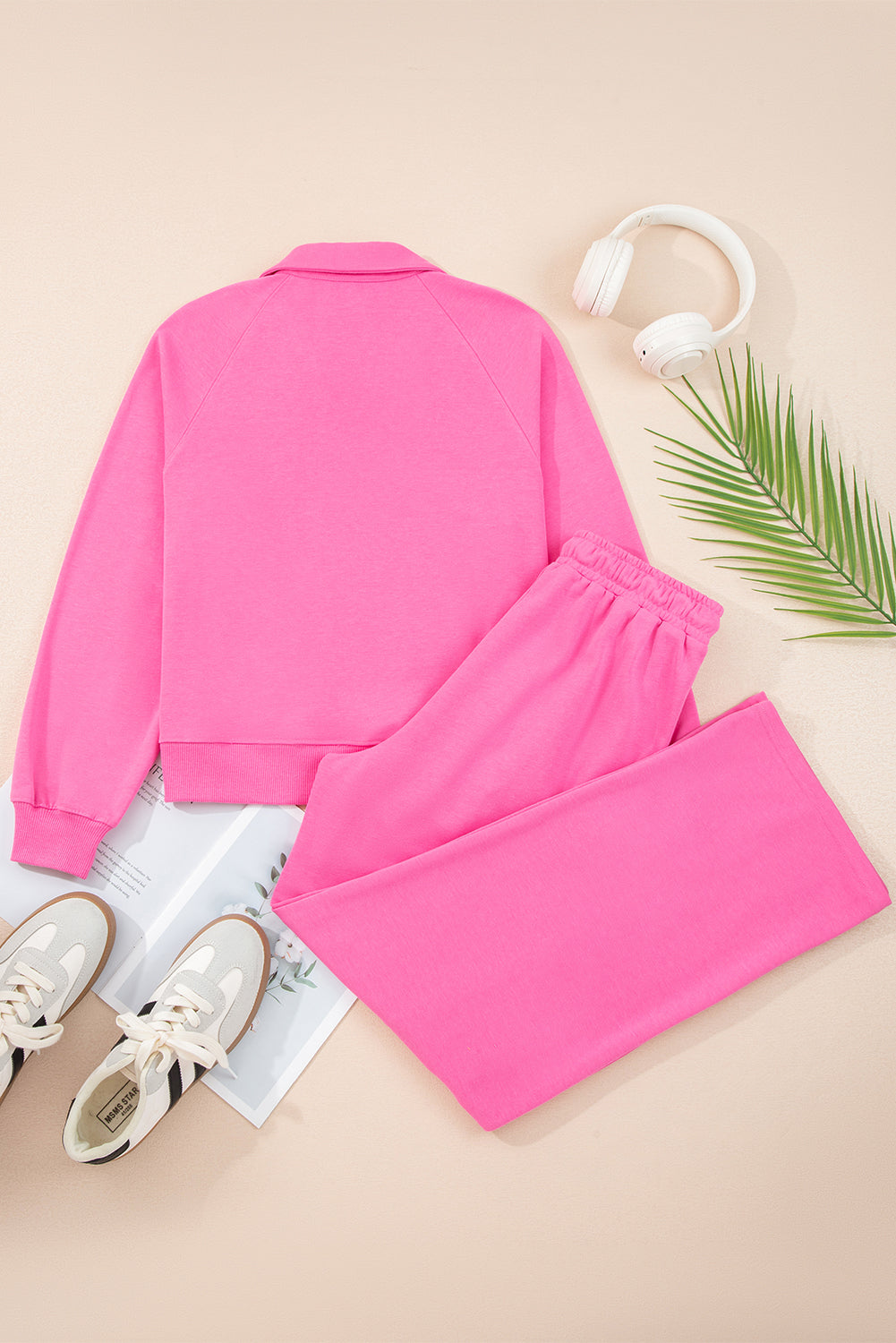 Bubblegum Pink Relaxed Lounge Set