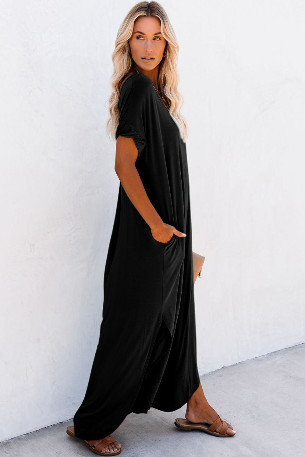 Midnight Ease Maxi Dress