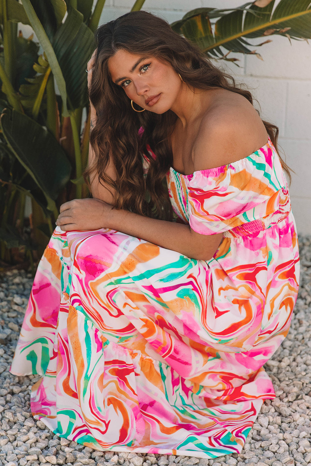 The Capri Sunset Maxi