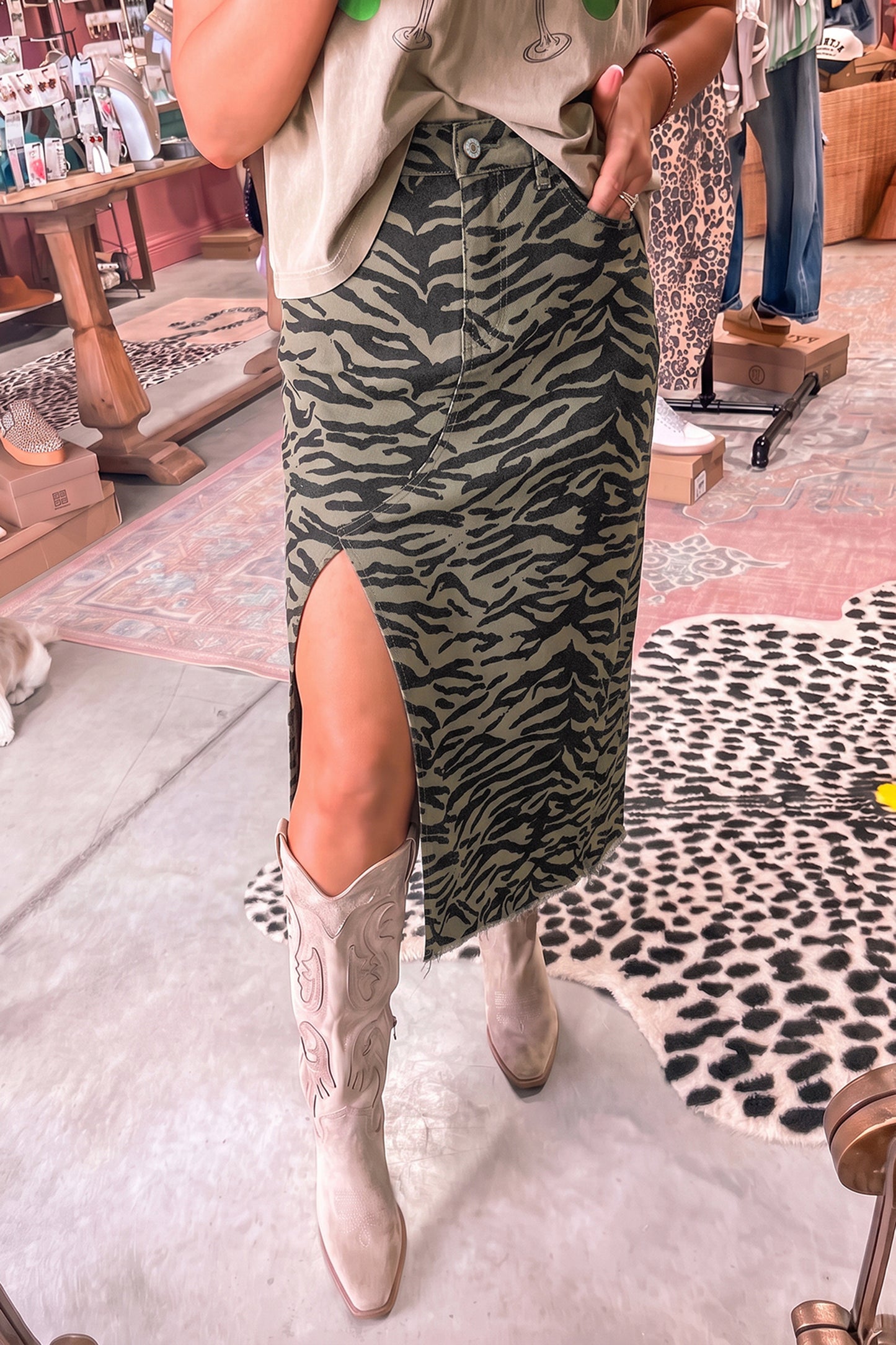 The Untamed It Girl Midi Skirt