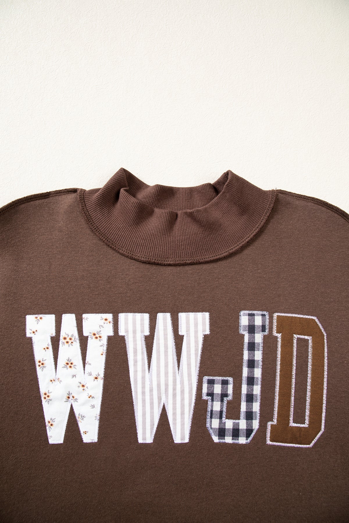 WWJD Mock Neck Sweatshirt
