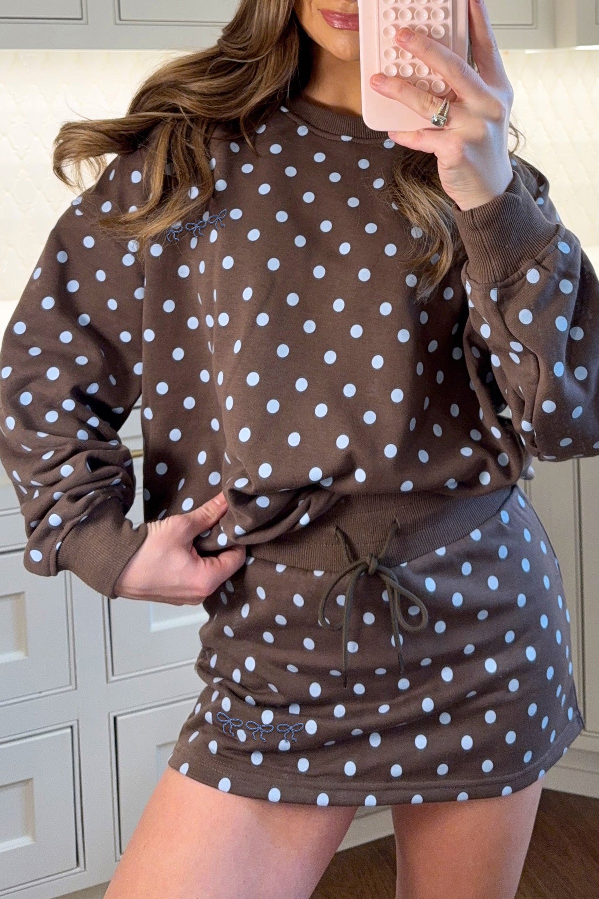 Mocha Dot Dream Set