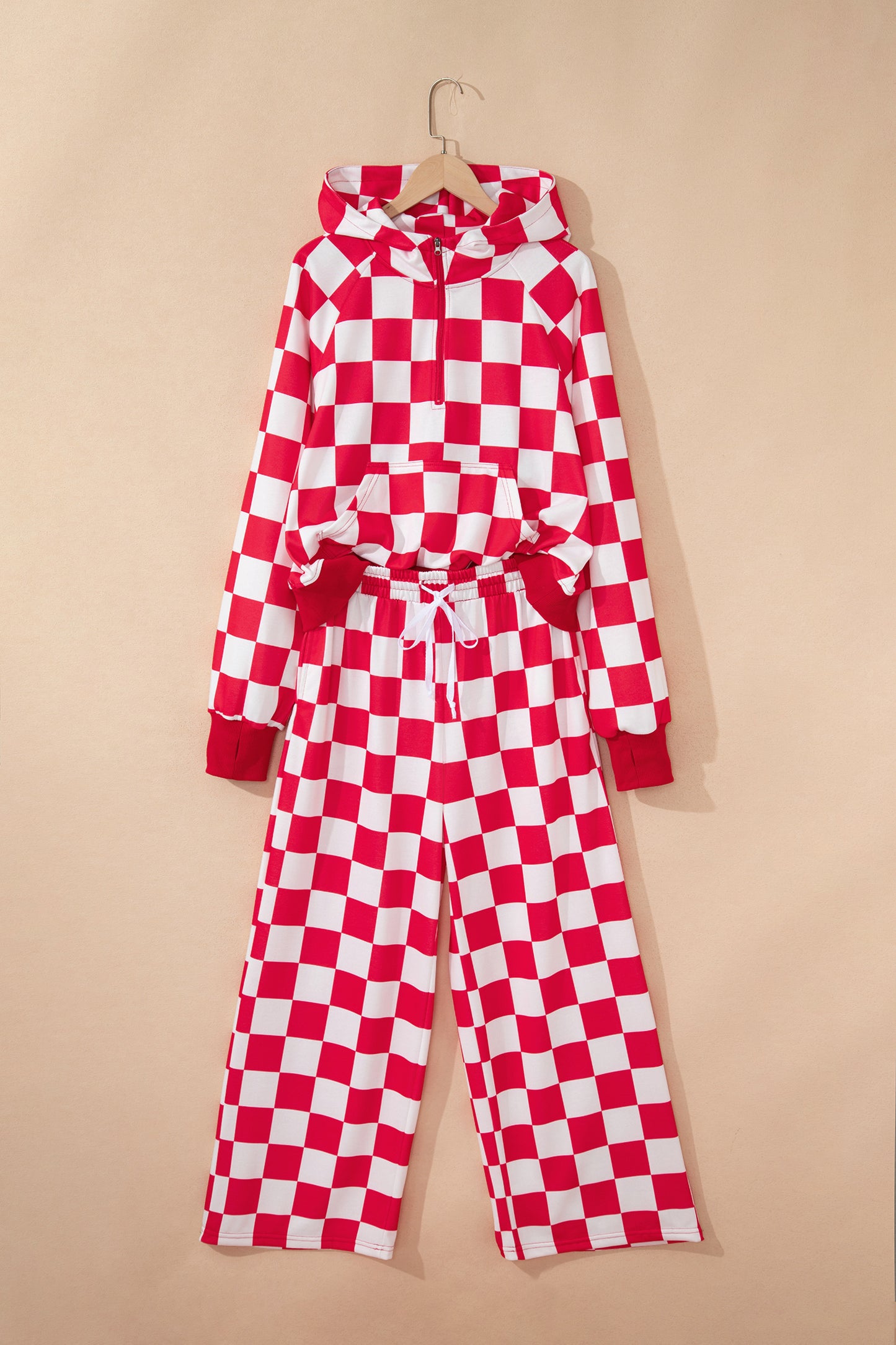 Peppermint Check Lounge Set