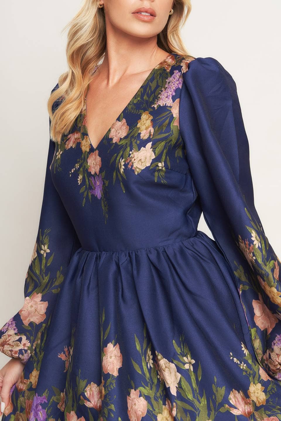 The Midnight Garden Floral Dress