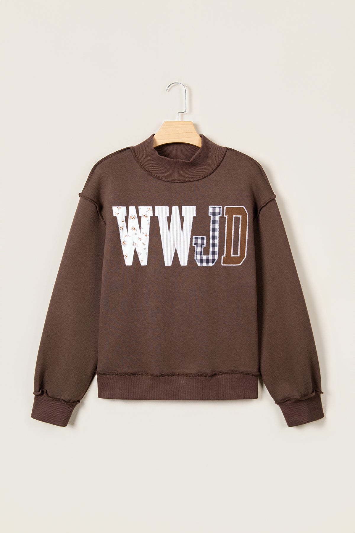 WWJD Mock Neck Sweatshirt