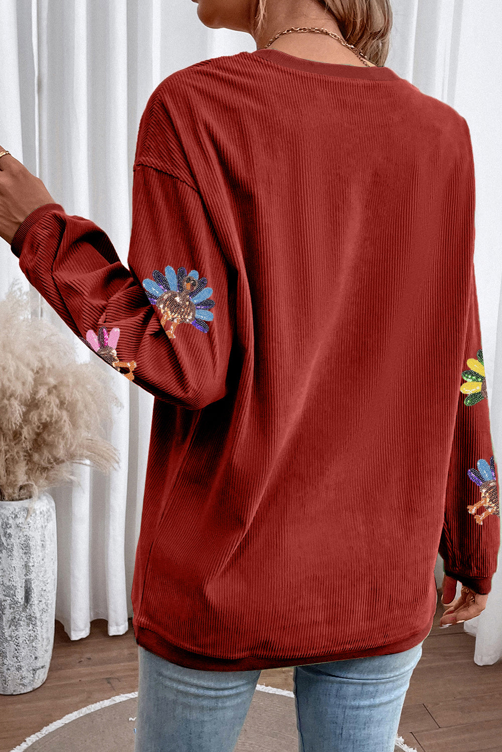 The Turkey Trot & Sparkle Sweatshirt