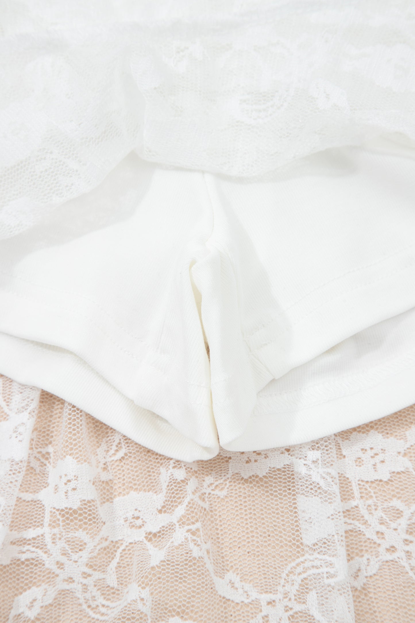 Moonlight Muse Lace Hi-Low Skirt