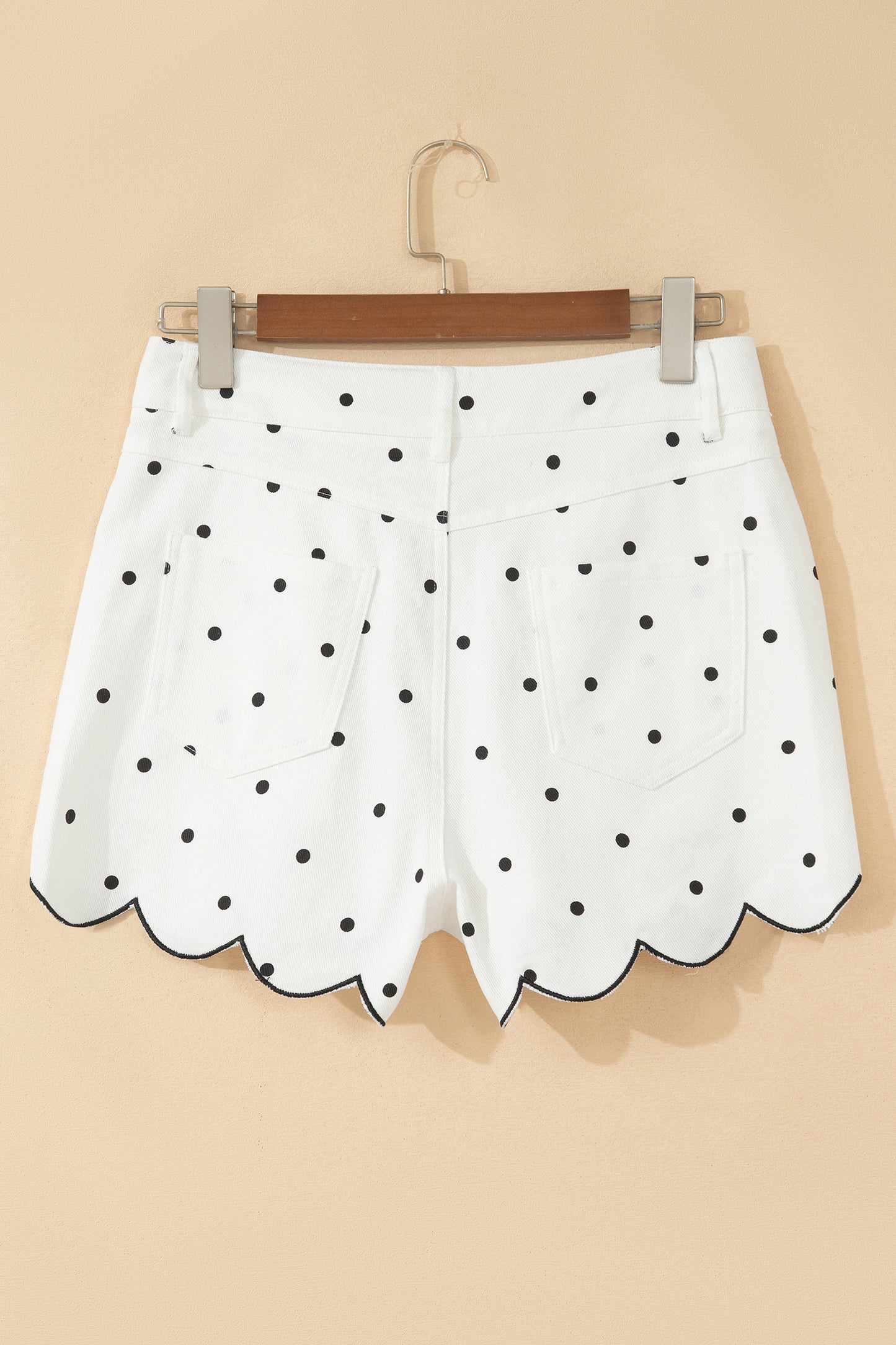 Paris Picnic Scallop Shorts