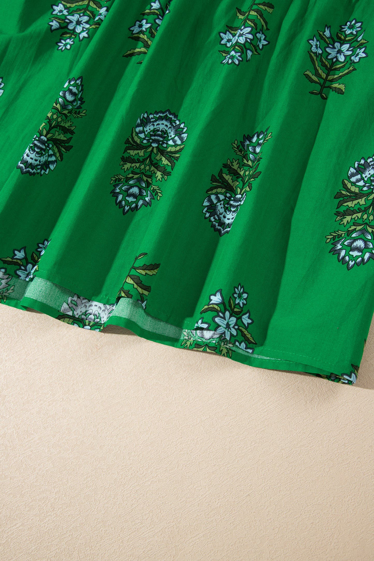 Emerald Garden Tiered Maxi
