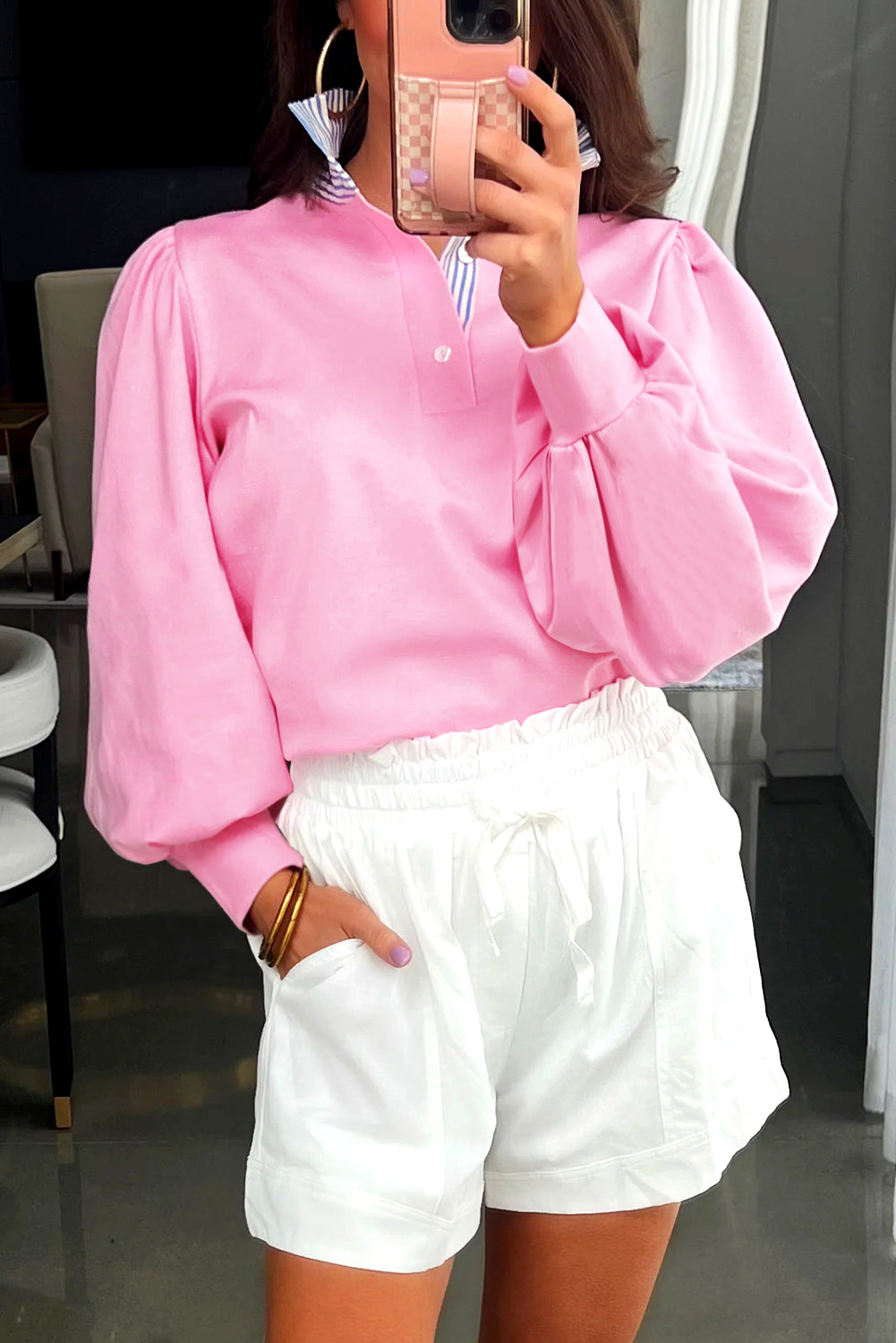 Pink Champagne Club Pullover