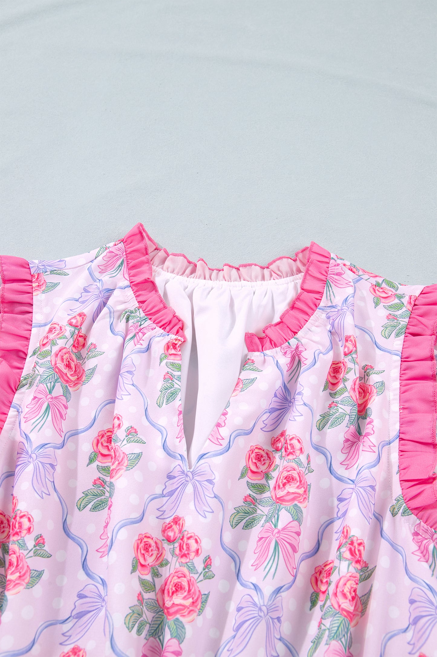 Petal Charm Ruffle Mini Dress