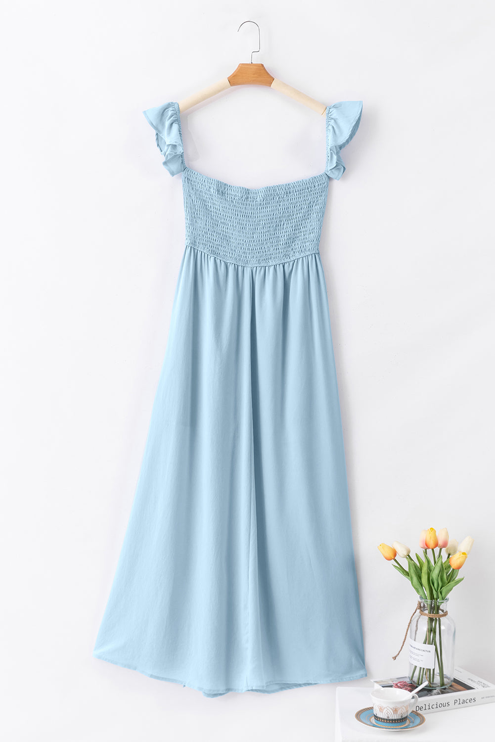 Seaside Symphony Maxi Dress