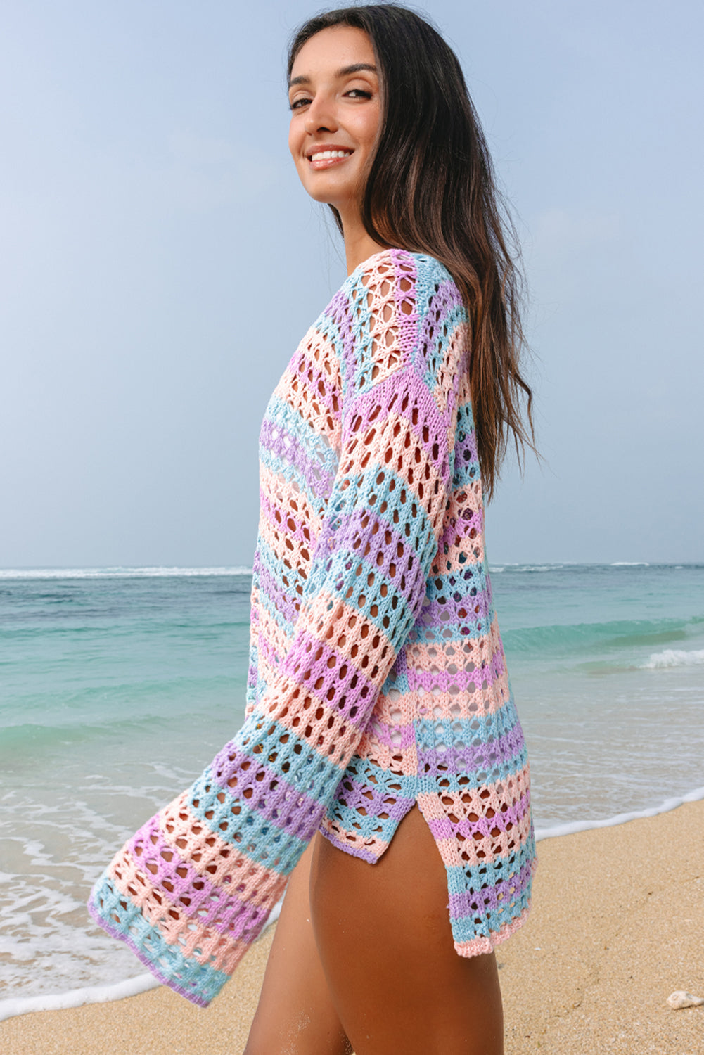 Sunset Shore Crochet Cover Up