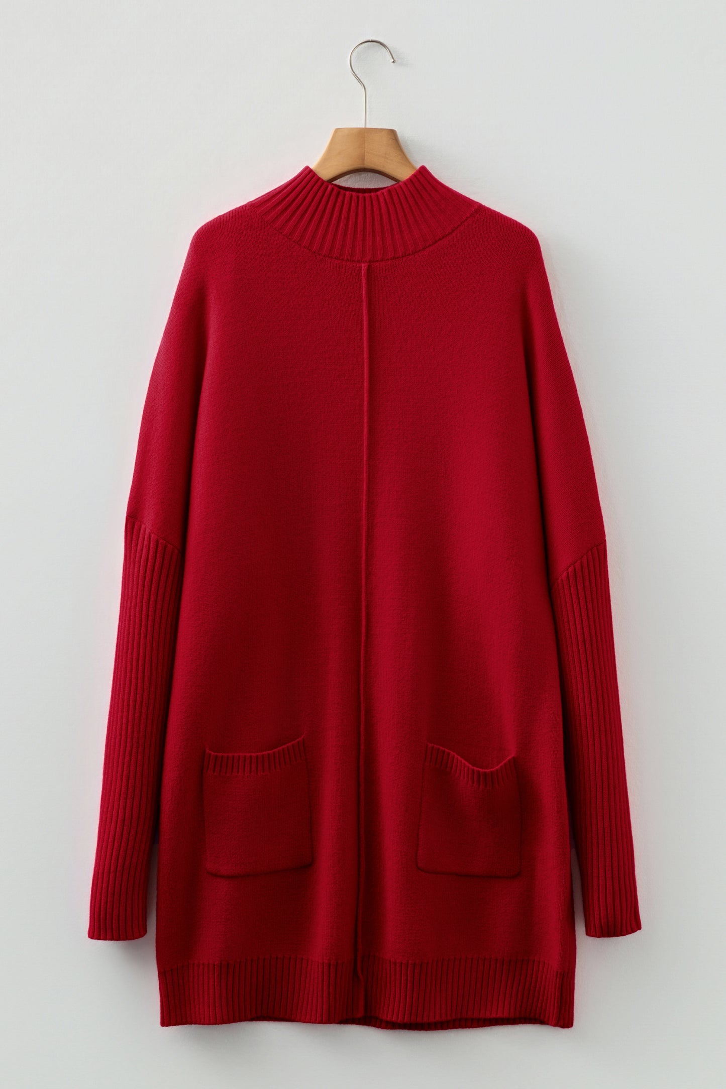 Crimson Hearth Sweater Dress