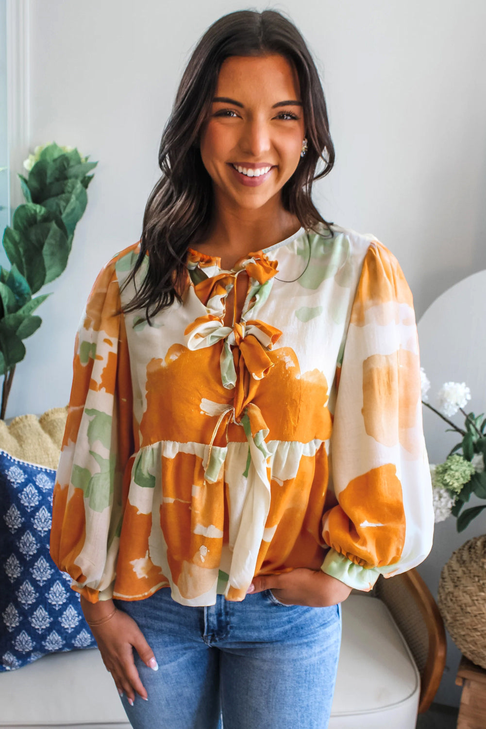 Sunset Garden Blouse