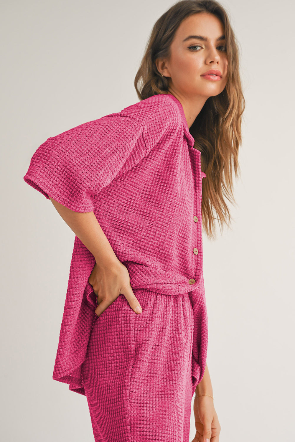 Pink Drift Textured Set