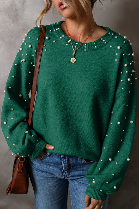 Mistletoe Pearl Luxe Sweater