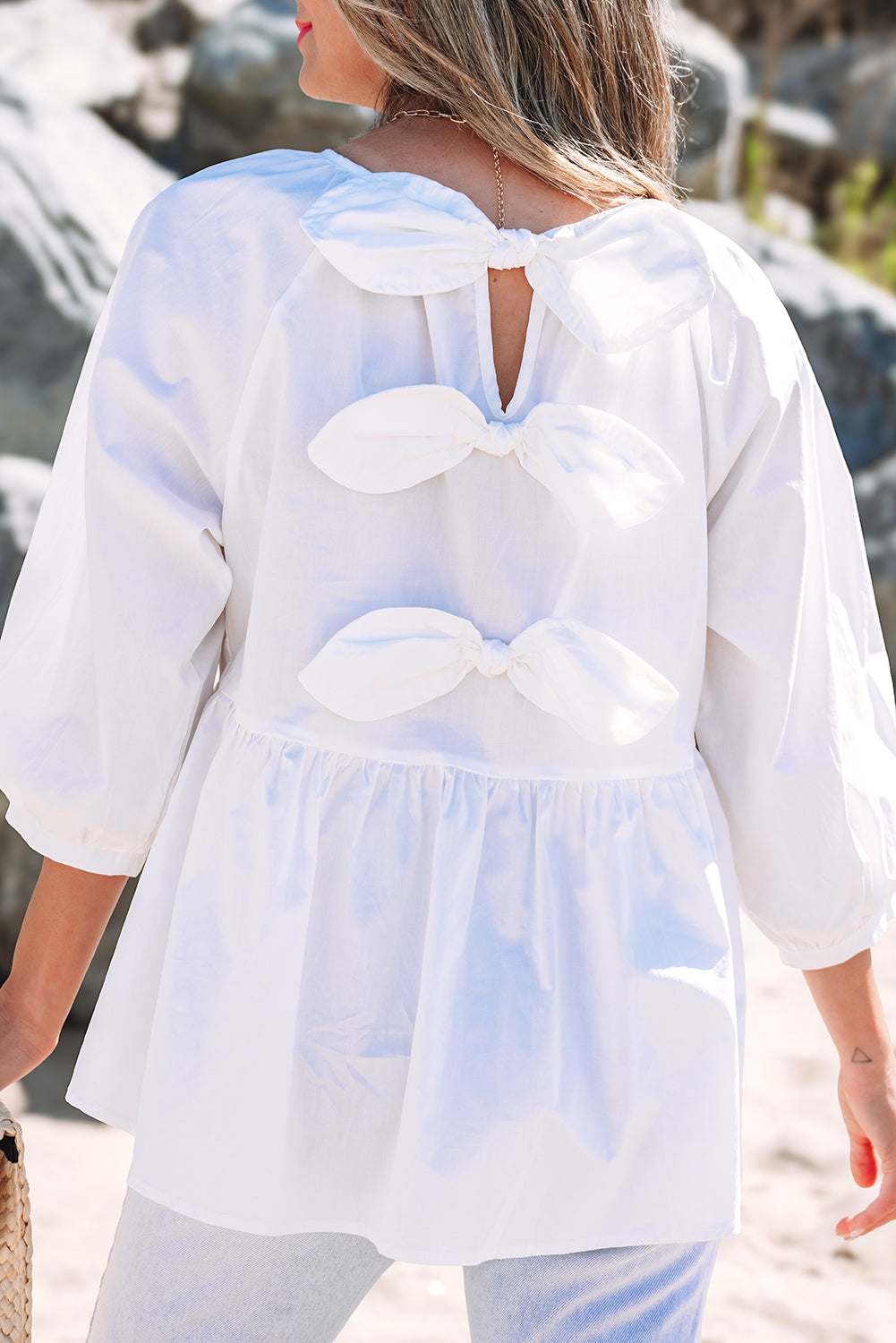 The Cloud Nine Peplum Blouse