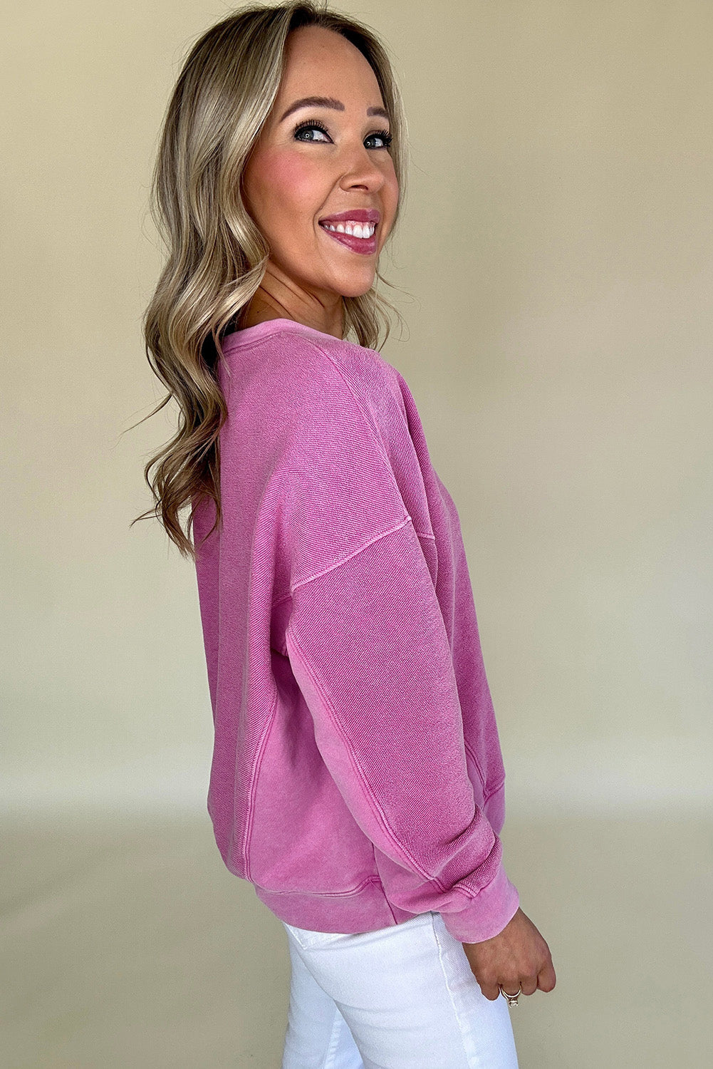 Pretty in Pink Pullover
