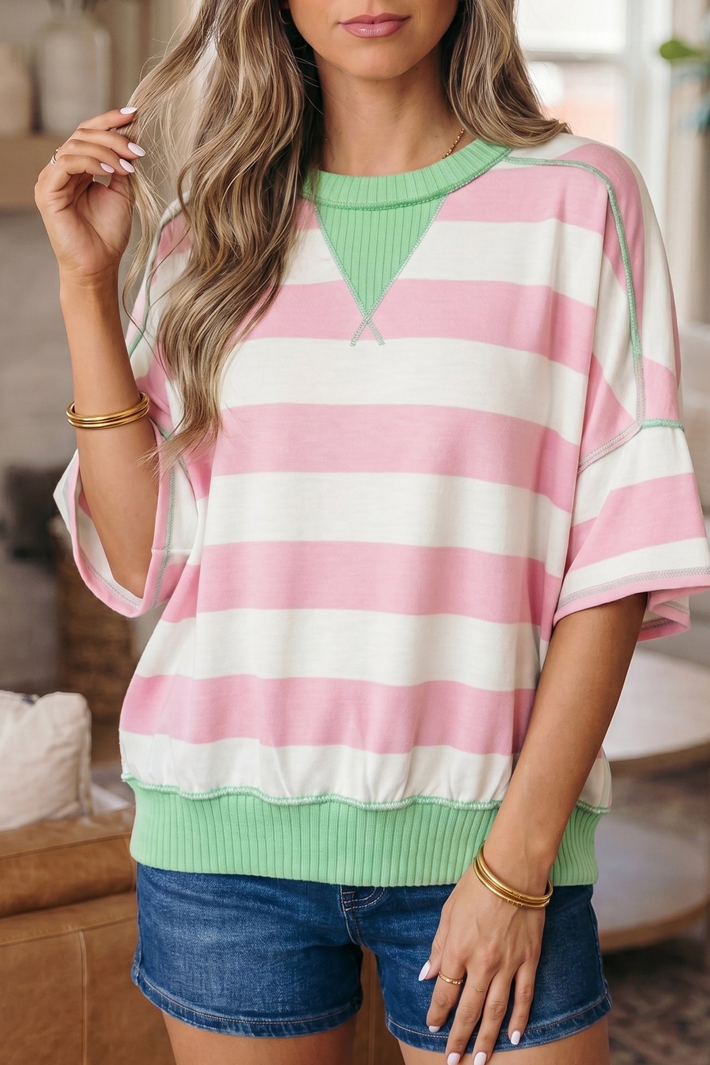 Cotton Candy Coast Pullover
