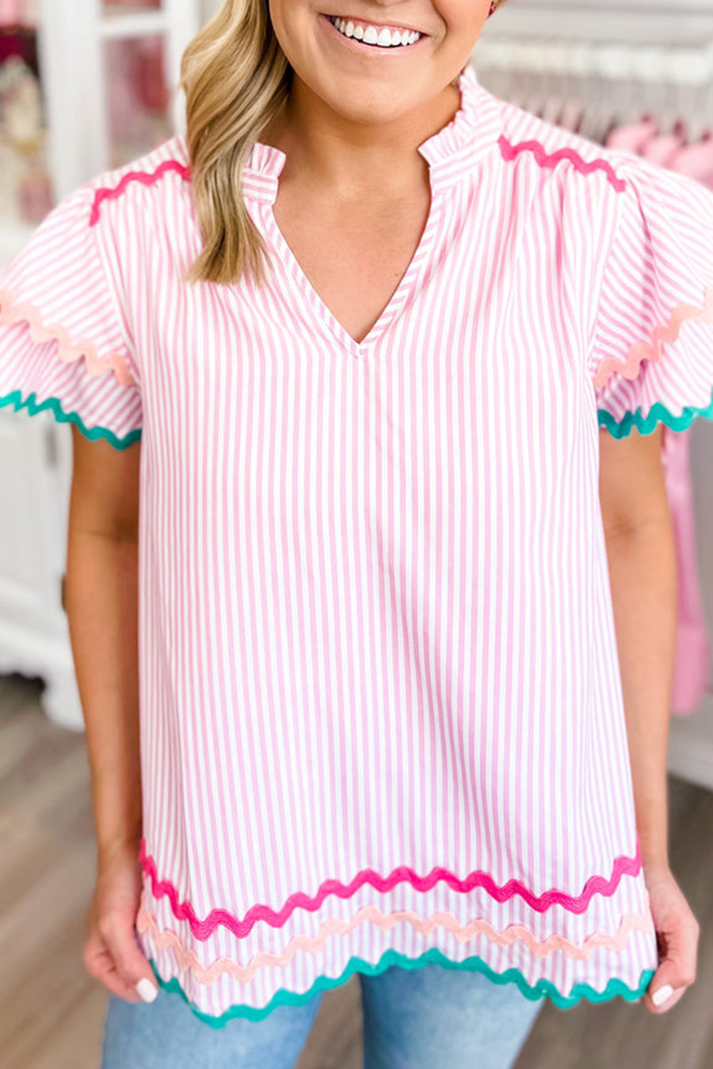The Palm Court Blouse