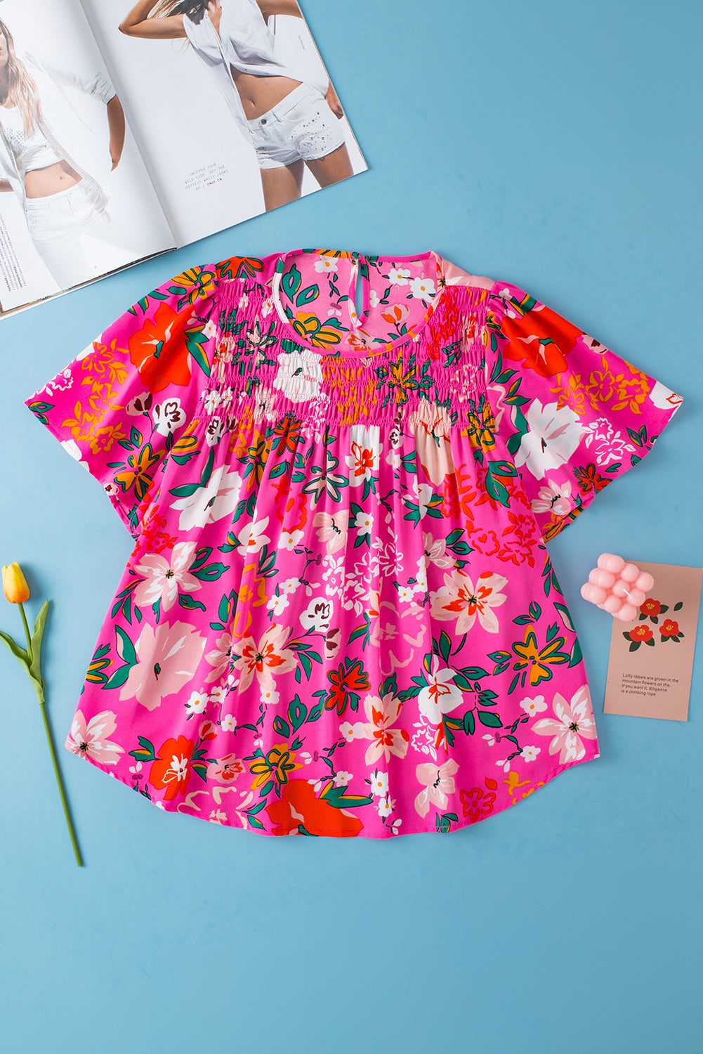 The Blushing Bouquet Blouse