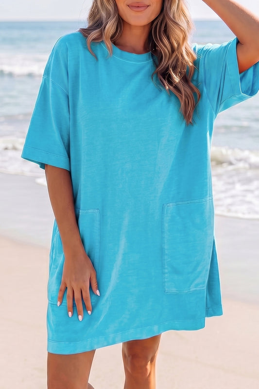 Coastal Breeze T-Shirt Dress