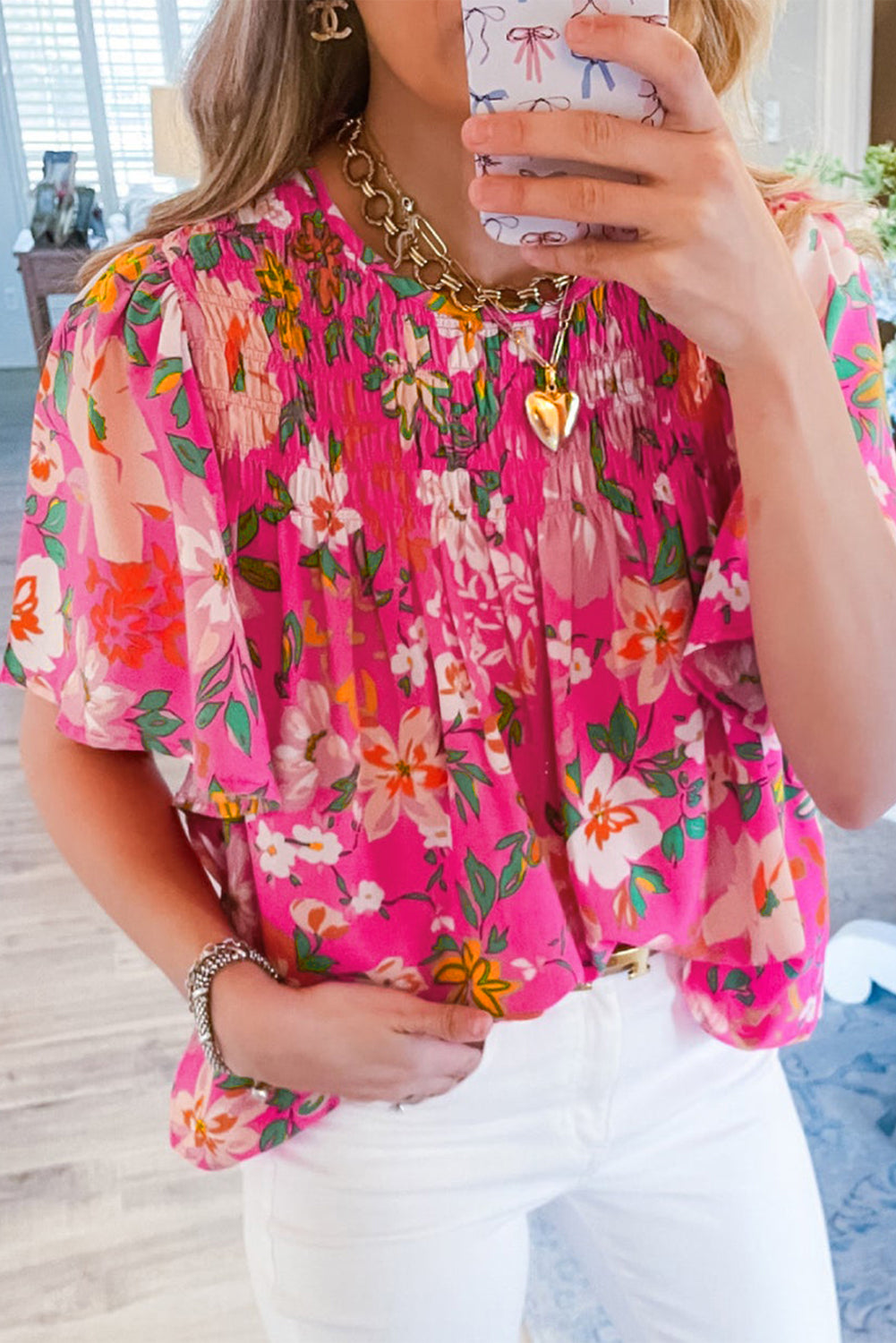 The Blushing Bouquet Blouse