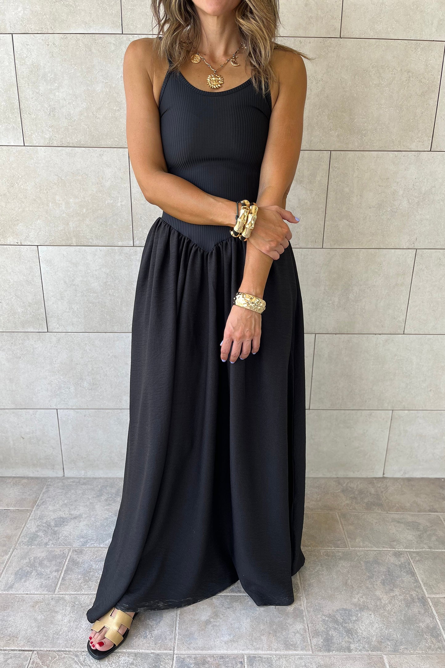Midnight Grace Maxi Dress