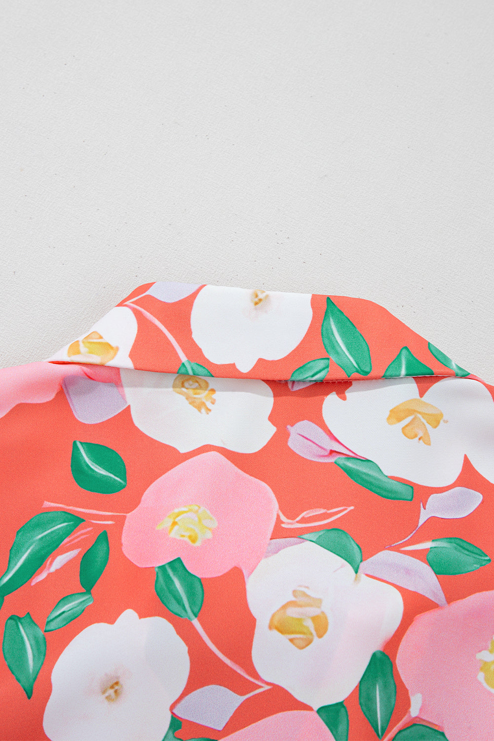 Floral Print Contrast Striped Dress