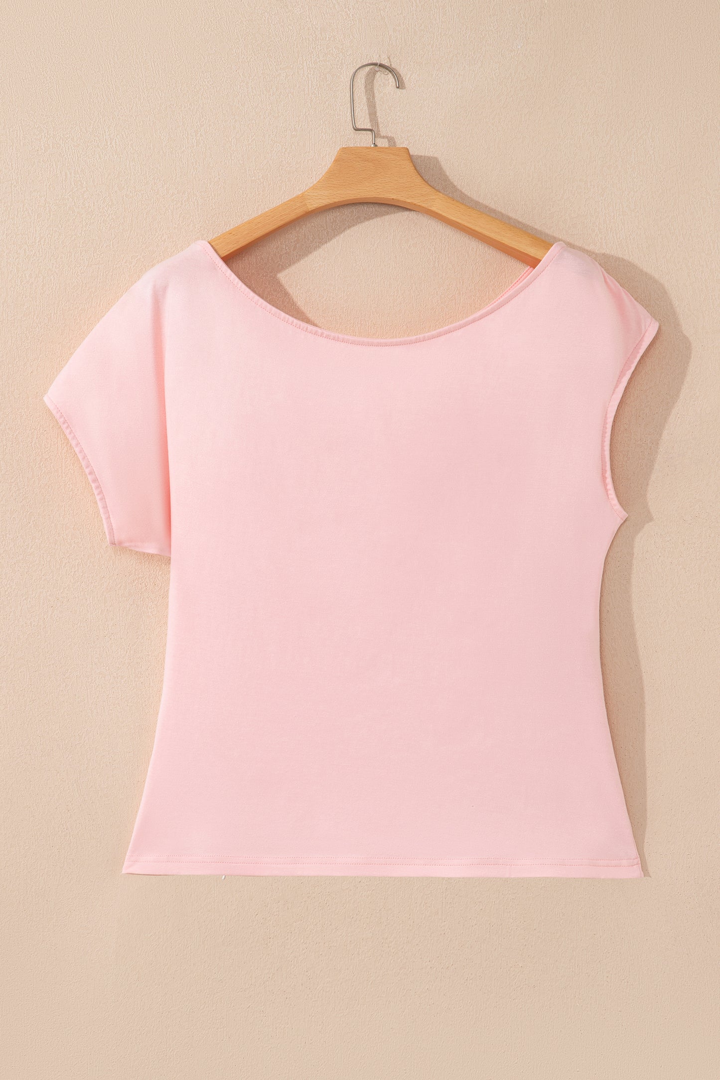 Blush One-Shoulder Beauty Top