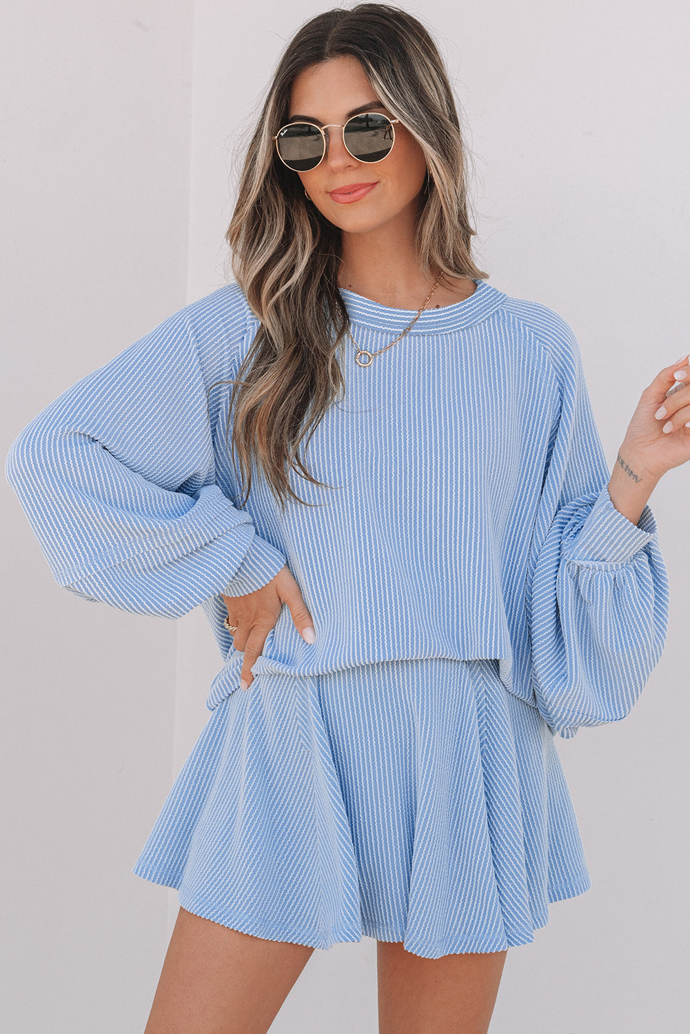 Blue Skies Textured Lounge Set