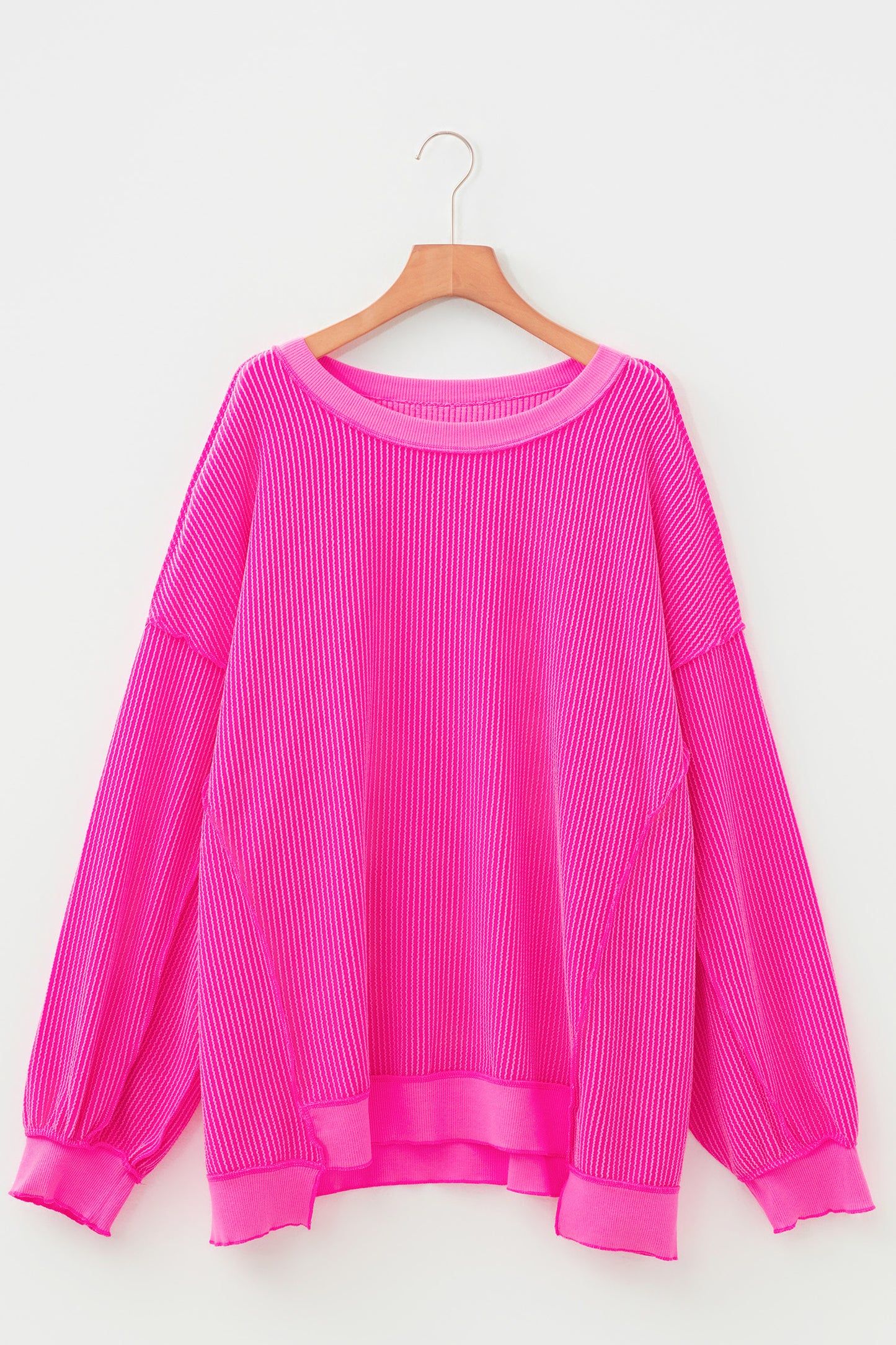Pretty in Pink Corded Pullover