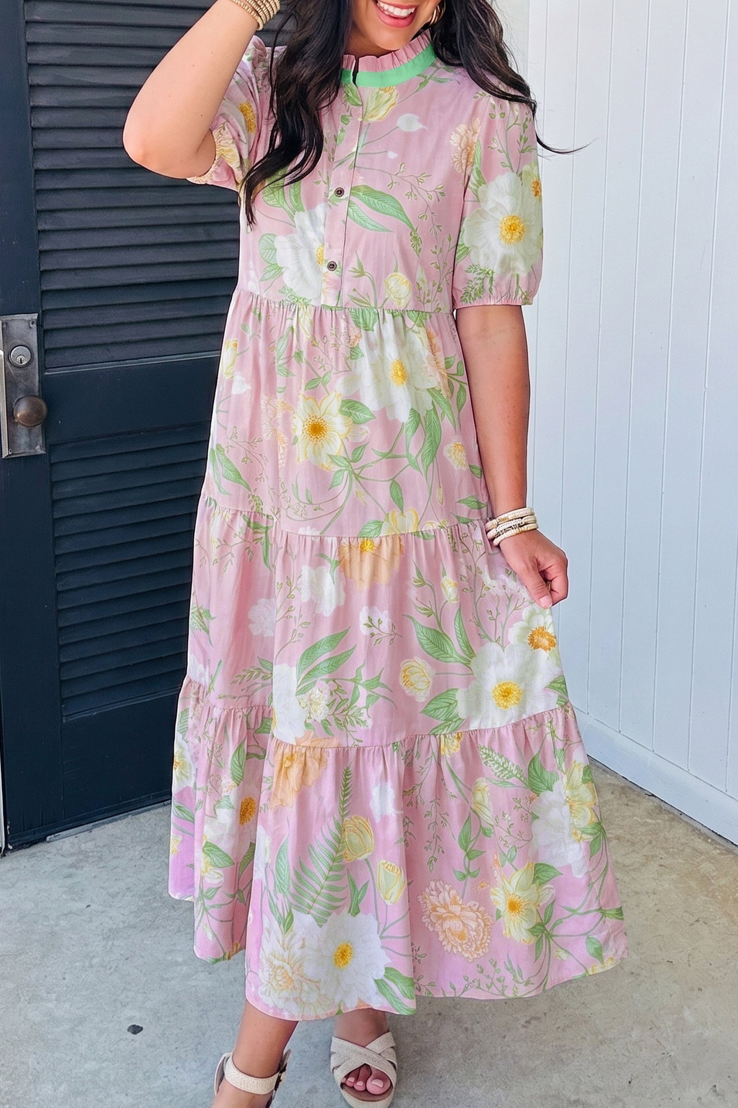 Blush Garden Party Midi