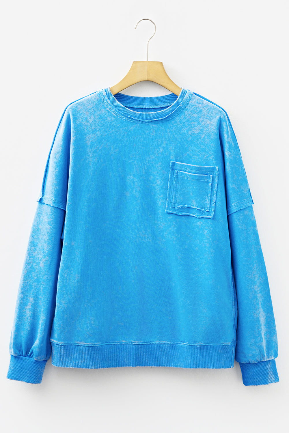 Blue Pullover Sweatshirt