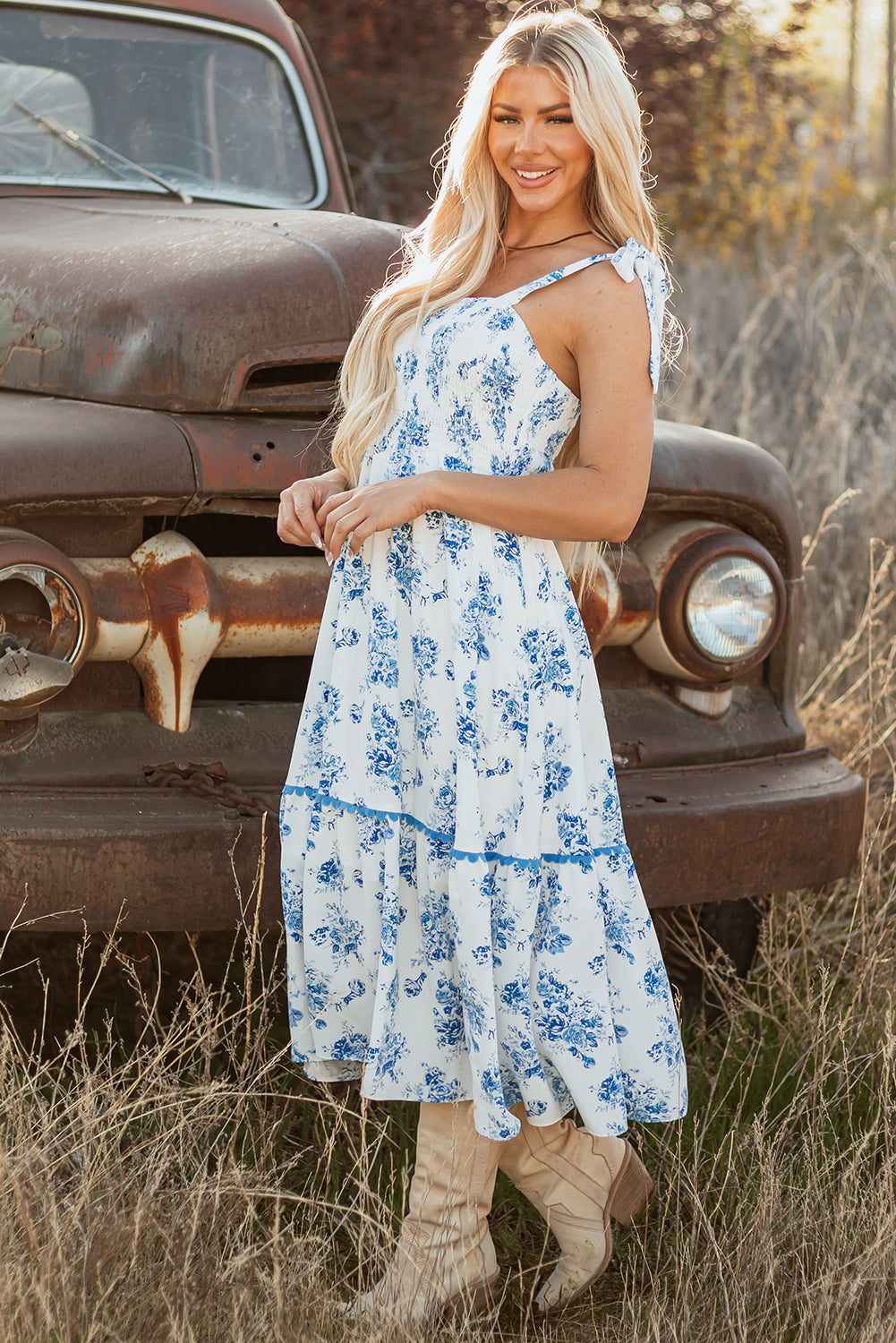 The Blue Willow Belle Dress