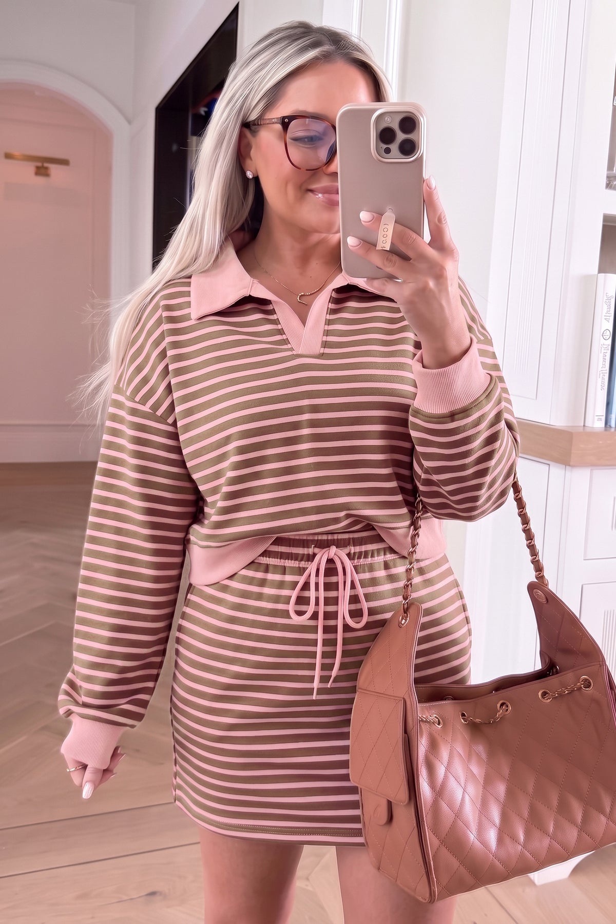 The Pretty in Line Skort Set