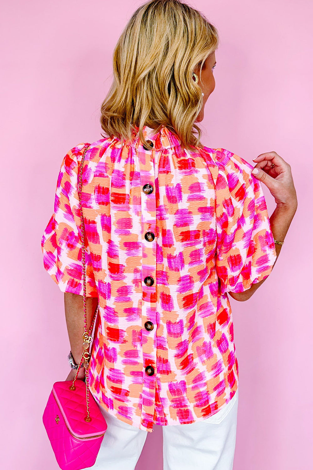 The Sunset Splash Statement Blouse
