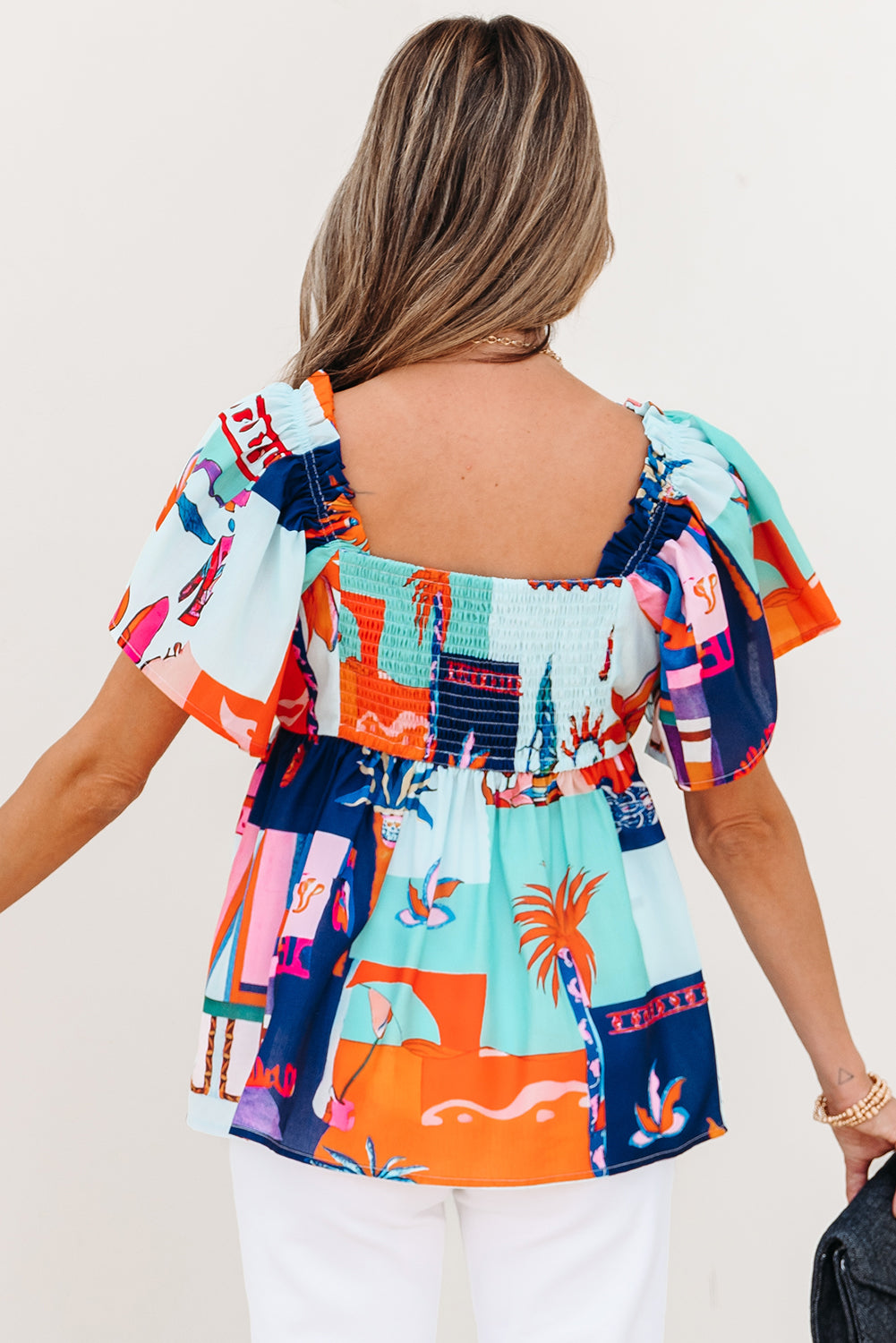 Palm Coast Pop Blouse