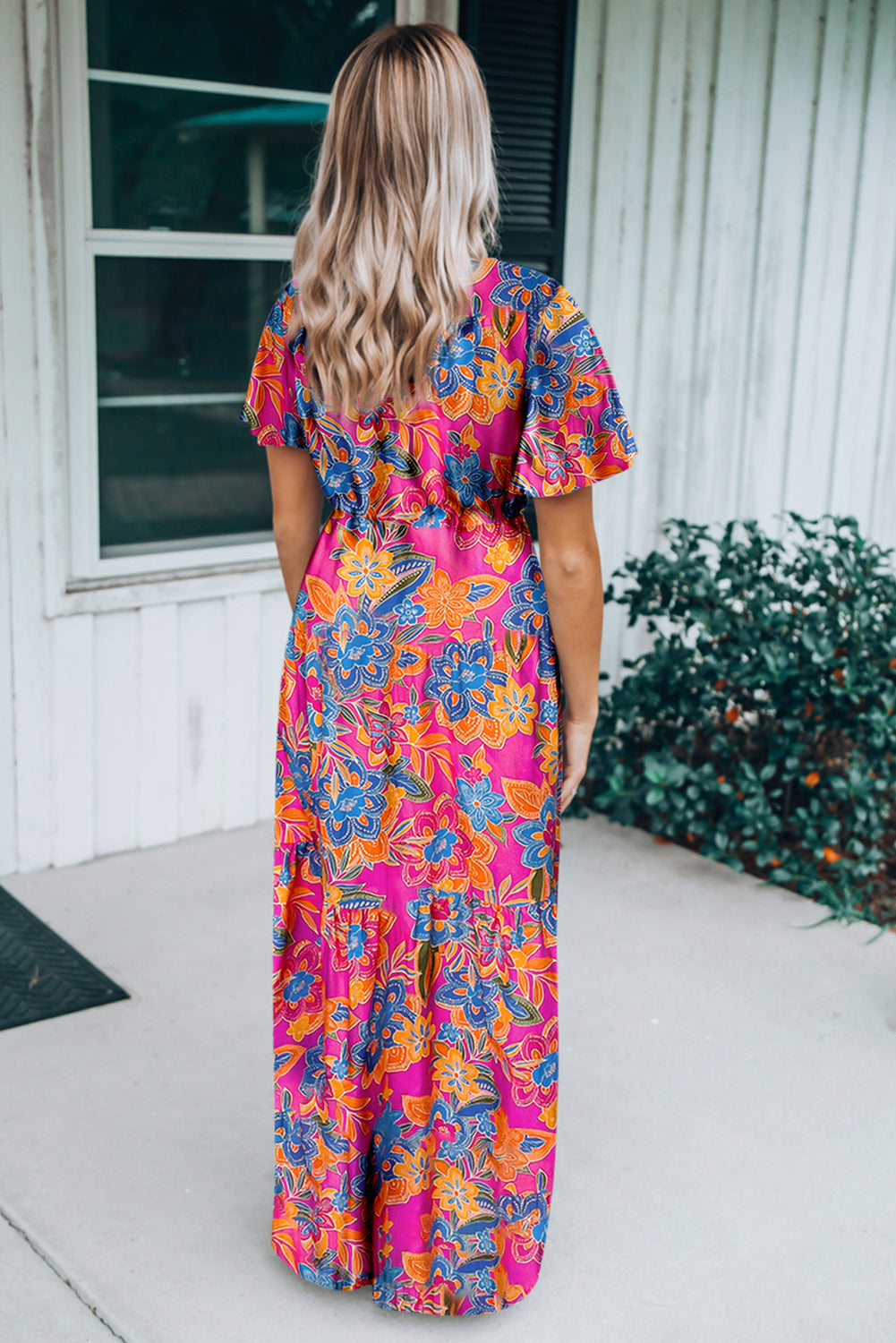 The Capri Petals Maxi Dress
