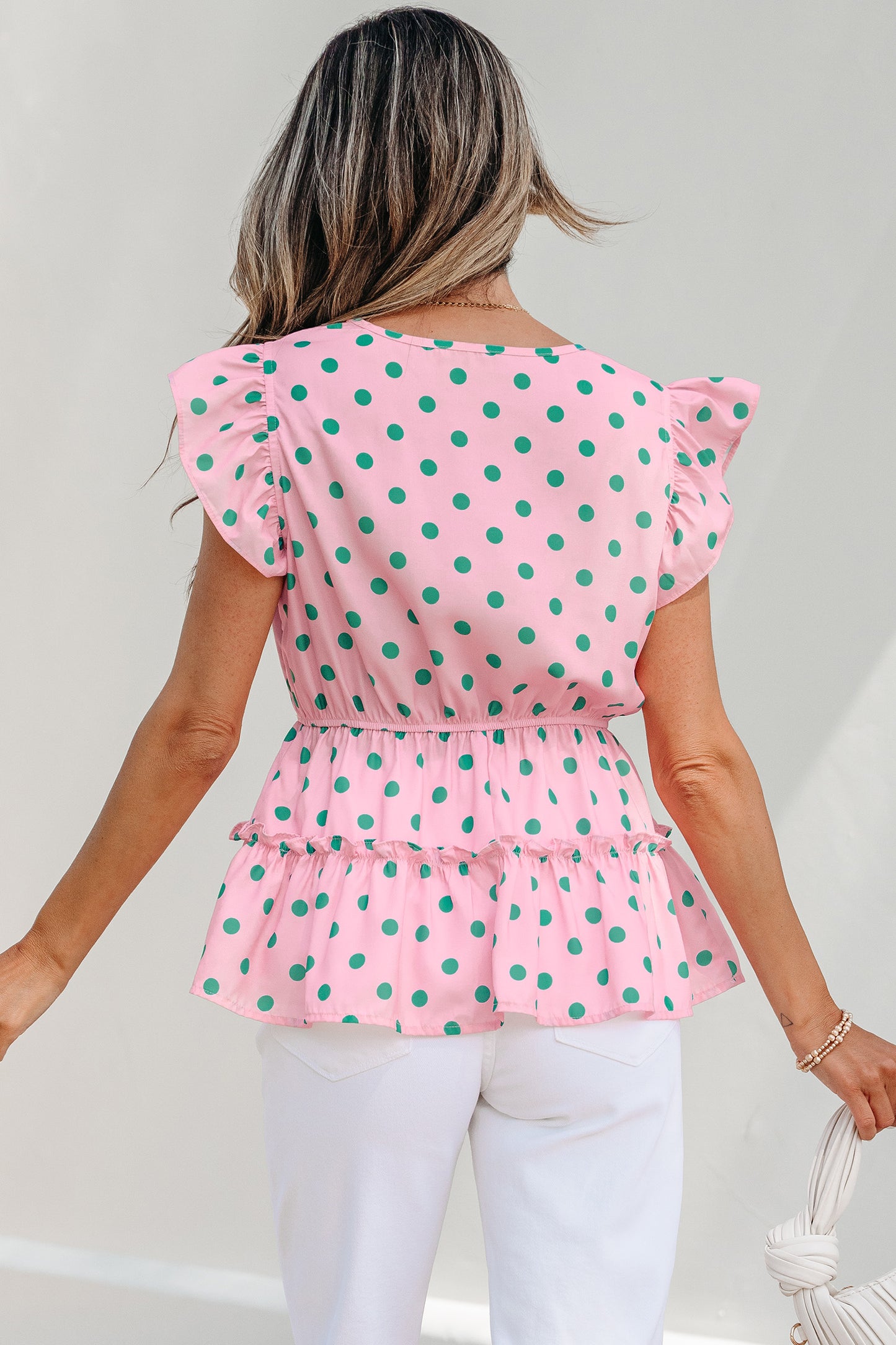 Sweet Pea Polka Dot Top