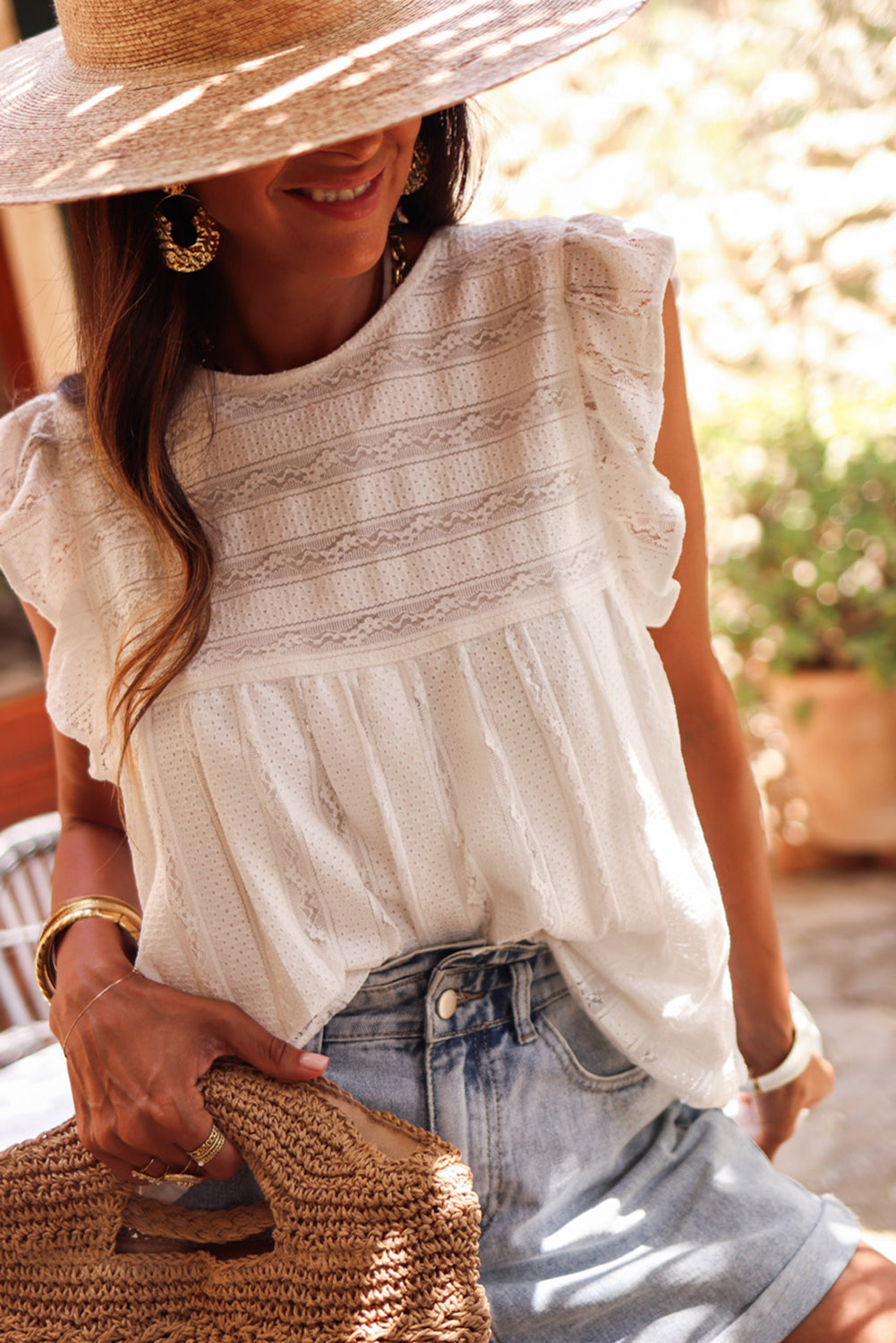 Southern Charm Lace Blouse