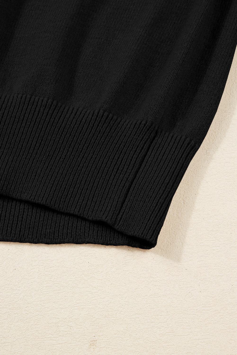 Midnight Ribbed Sweater Set