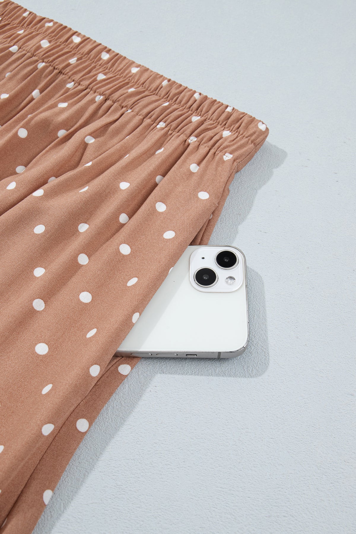 The Mocha Dot Social Skirt