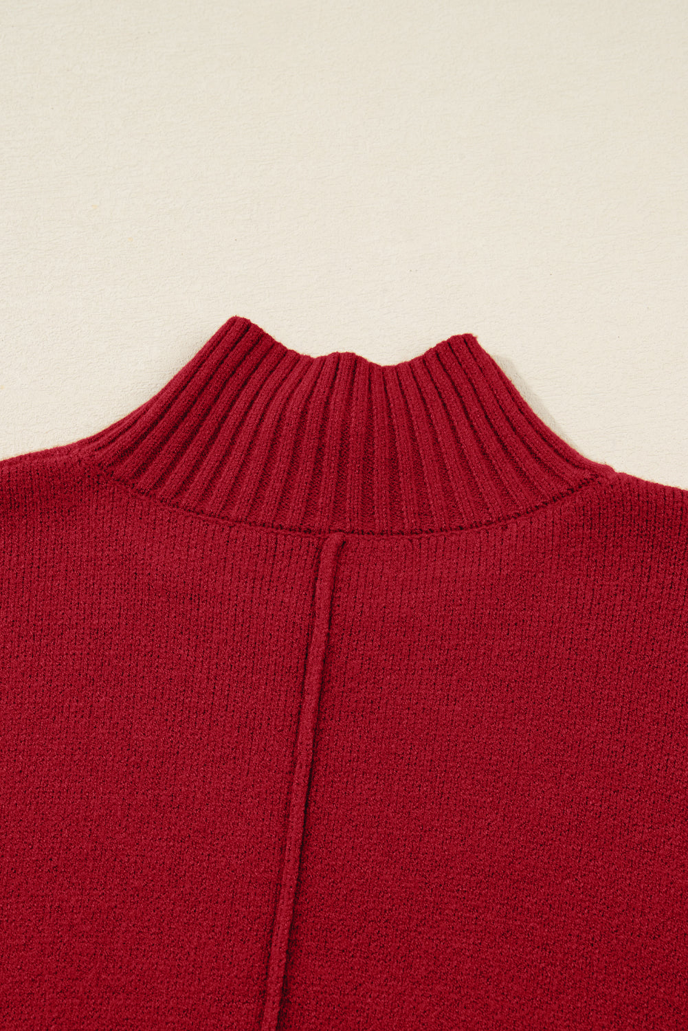 Crimson Hearth Sweater Dress