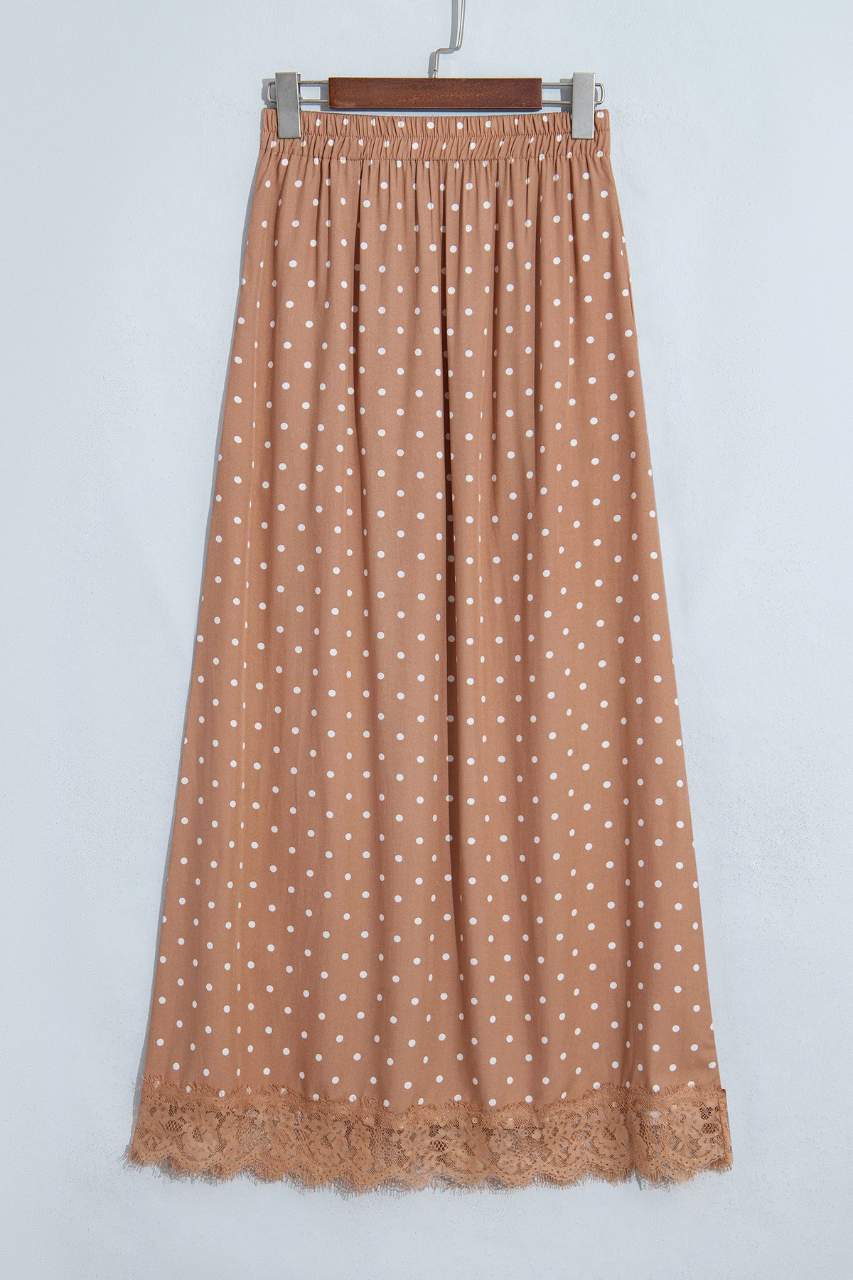 The Mocha Dot Social Skirt