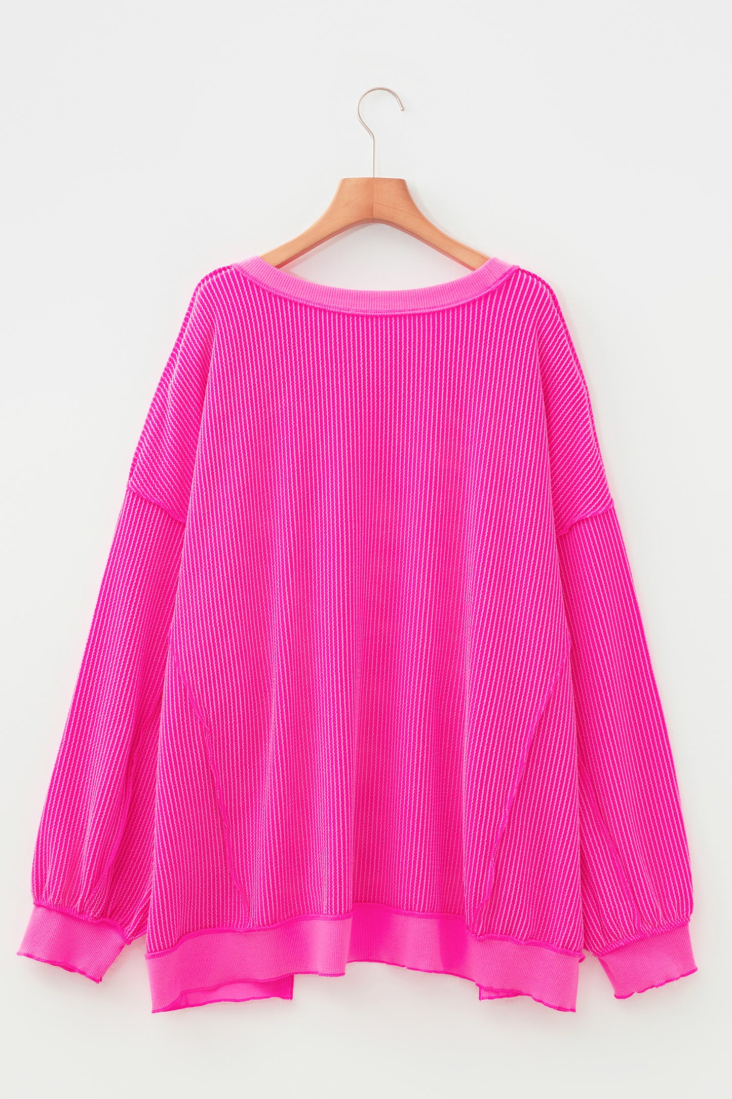 Pretty in Pink Corded Pullover