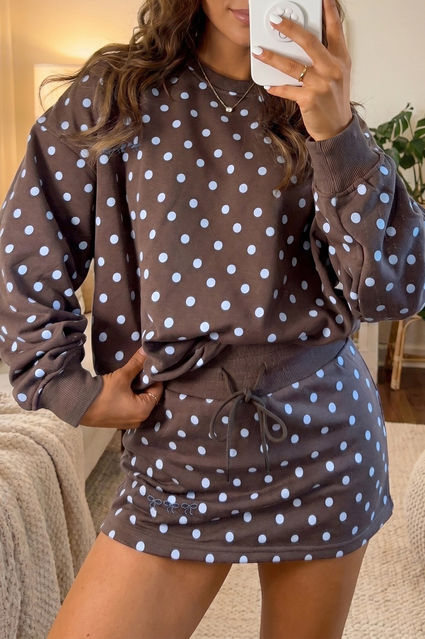 Mocha Dot Dream Set